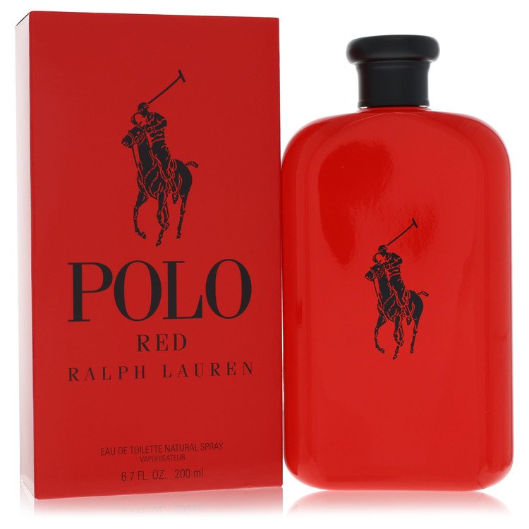 Polo Red by Ralph Lauren Eau De Toilette Spray 6.7 oz for Men