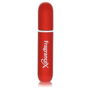 Travel Perfume Bottle by FragranceX Mini Travel Refillable Spray with Cap Refills from Any Fragrance Bottle (Maroon) .135 oz for Men