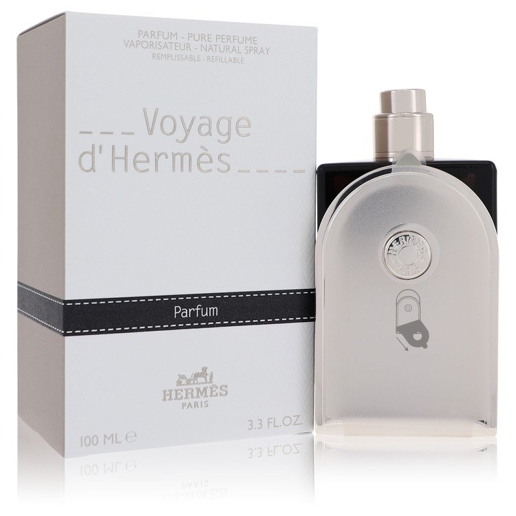 Voyage DHermes by Hermes Pure Perfume Refillable (Unisex) 3.3 oz for Men